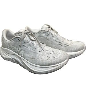 Hoka One One Rincon 4 Sneakers Womens US 9.5B Gray‎ Running Shoes Lightweight